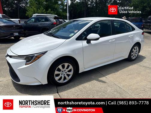 Super White 2020 Toyota Corolla LE