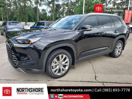 Midnight Black Metallic 2025 Toyota Grand Highlander Limited