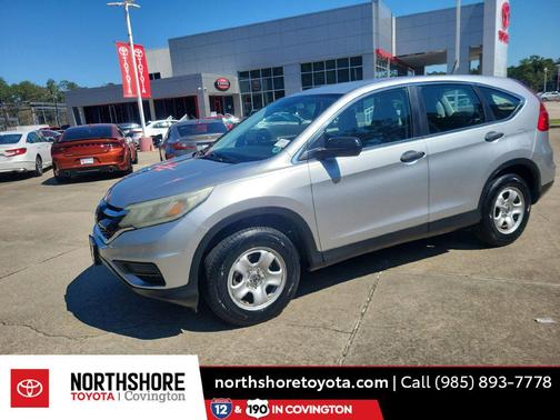 Alabaster Silver Metallic 2015 Honda CR-V LX