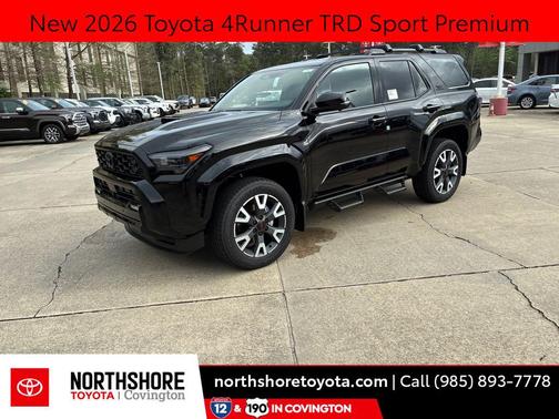 Black 2026 Toyota 4Runner TRD Sport Premium