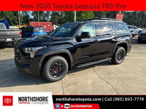 Midnight Black Metallic 2026 Toyota Sequoia TRD Pro