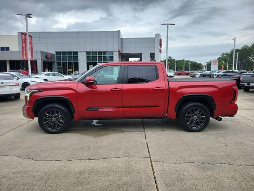 Supersonic Red 2024 Toyota Tundra Hybrid Platinum
