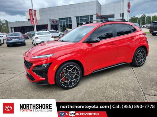 Racing Red 2023 Hyundai Kona N Base