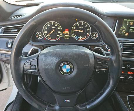White 2014 BMW 750 Li