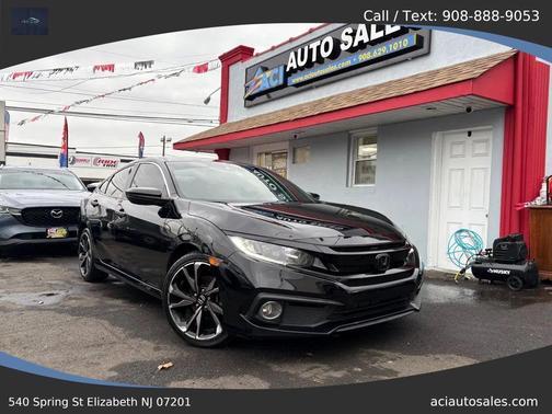 Crystal Black Pearl 2020 Honda Civic Sport