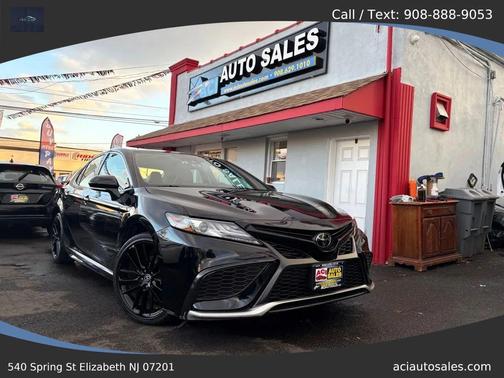 Midnight Black Metallic 2023 Toyota Camry XSE