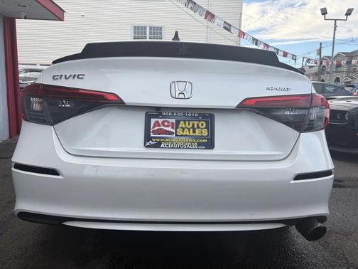 Platinum White Pearl 2022 Honda Civic Sport