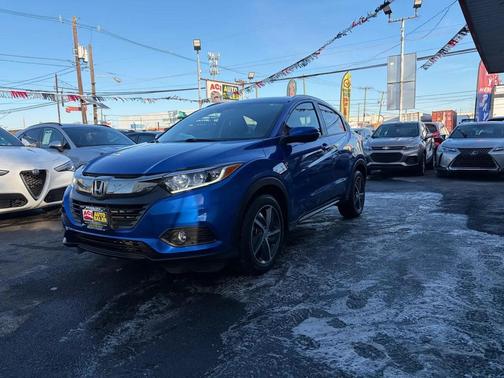 Aegean Blue Metallic 2022 Honda HR-V EX