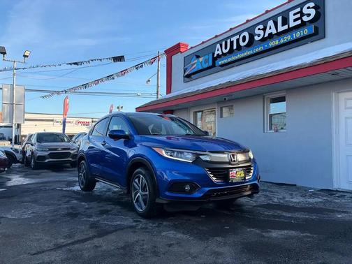 Aegean Blue Metallic 2022 Honda HR-V EX