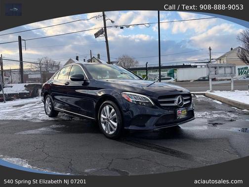 Blue 2019 Mercedes-Benz C-Class C 300 4MATIC