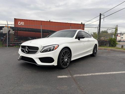 White 2018 Mercedes-Benz C-Class C300 Coupe