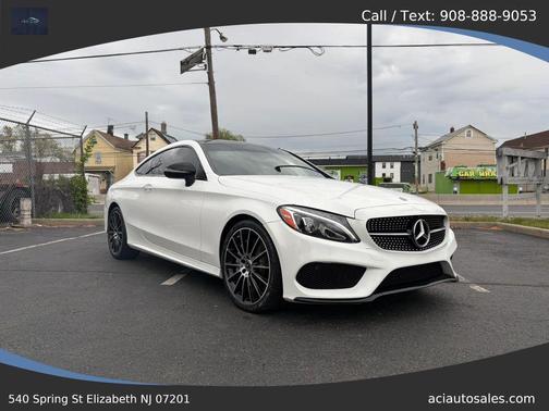 White 2018 Mercedes-Benz C-Class C300 Coupe