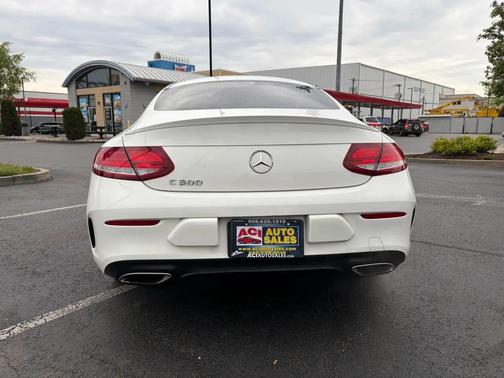 White 2018 Mercedes-Benz C-Class C300 Coupe