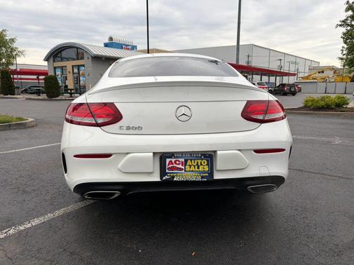 White 2018 Mercedes-Benz C-Class C300 Coupe