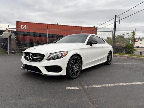 White 2018 Mercedes-Benz C-Class C300 Coupe