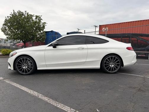 White 2018 Mercedes-Benz C-Class C300 Coupe