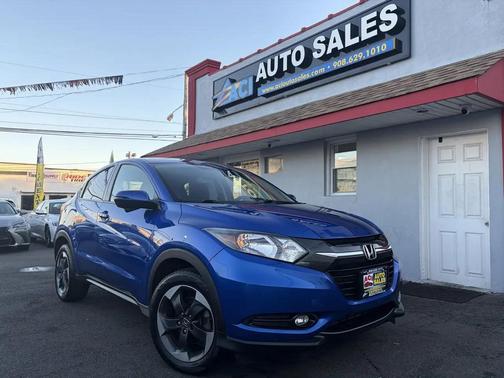 Aegean Blue Metallic 2018 Honda HR-V EX