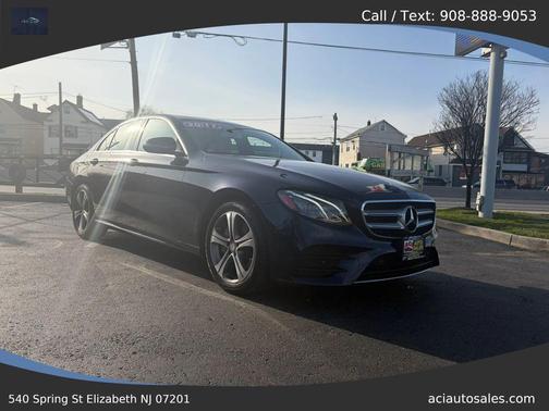 Lunar Blue Metallic 2017 Mercedes-Benz E-Class 4MATIC
