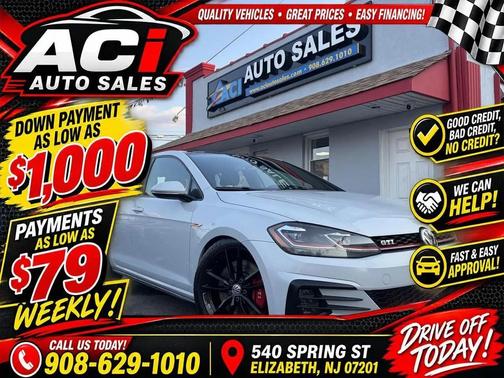 White 2018 Volkswagen Golf GTI 2.0T S 4-Door
