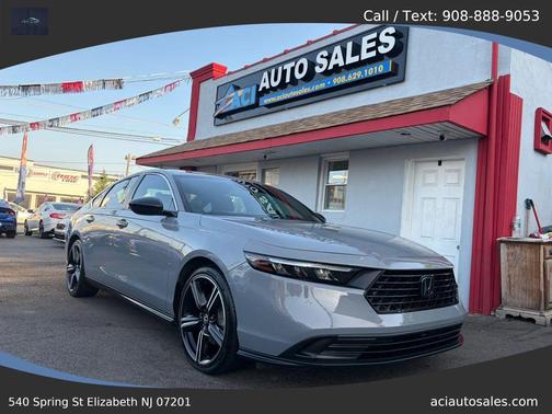 Urban Gray Pearl 2023 Honda Accord Hybrid Sport