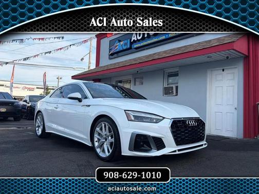 White 2023 Audi A5 45 S line Premium Plus