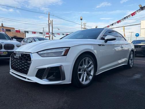 White 2023 Audi A5 45 S line Premium Plus