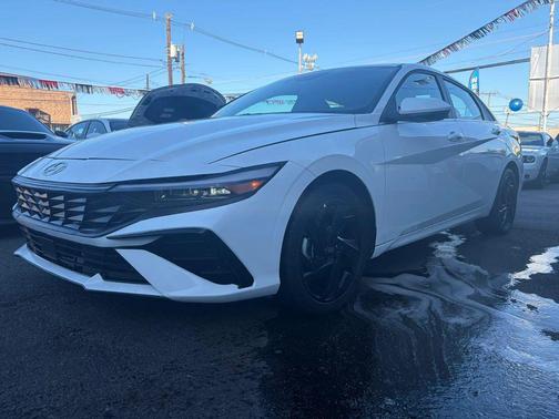 Serenity White 2025 Hyundai ELANTRA SEL