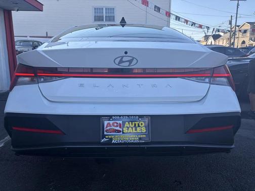 Serenity White 2025 Hyundai ELANTRA SEL