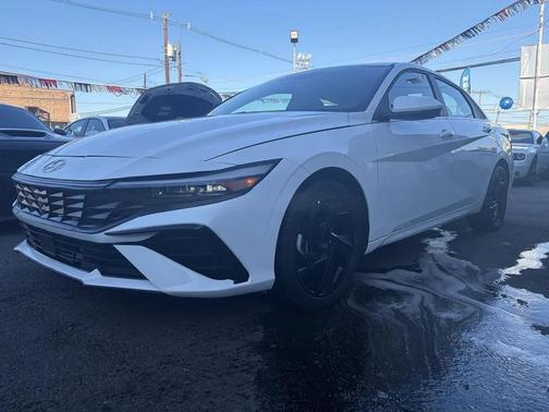 Serenity White 2025 Hyundai ELANTRA SEL