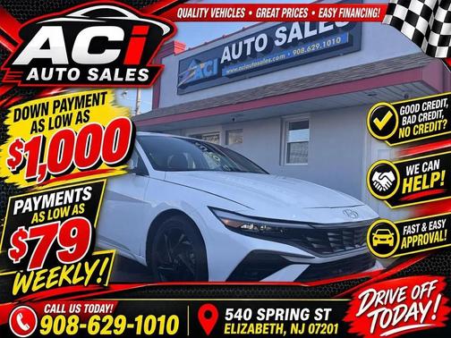 Serenity White 2025 Hyundai ELANTRA SEL