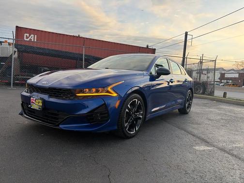 Sapphire Blue 2021 Kia K5 GT-Line