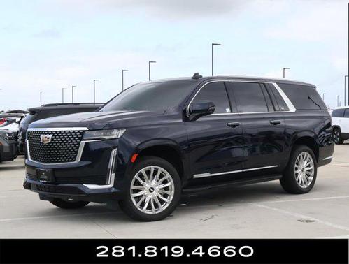 Dark Moon Blue Metallic 2024 Cadillac Escalade ESV Premium Luxury