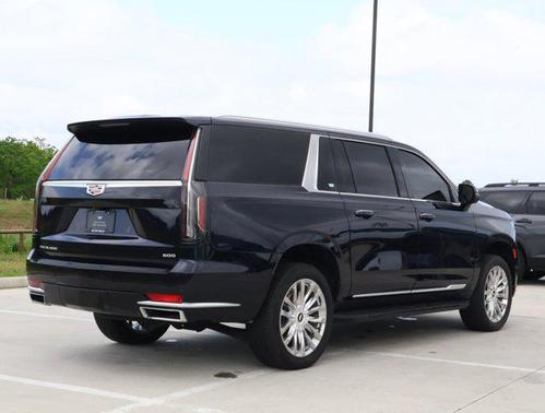 Dark Moon Blue Metallic 2024 Cadillac Escalade ESV Premium Luxury