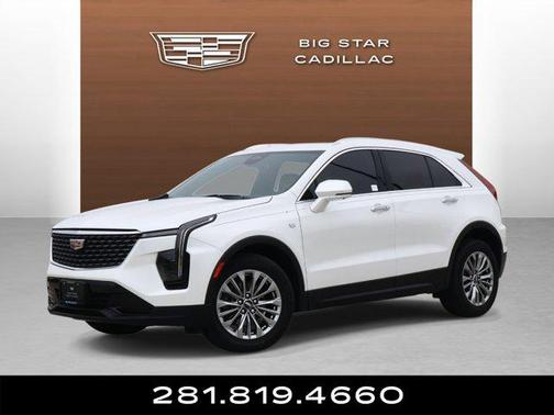 Crystal White Tricoat 2025 Cadillac XT4 Premium Luxury