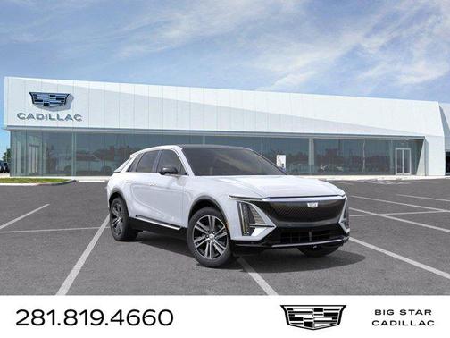 Vibrant White Tricoat 2026 Cadillac LYRIQ Luxury