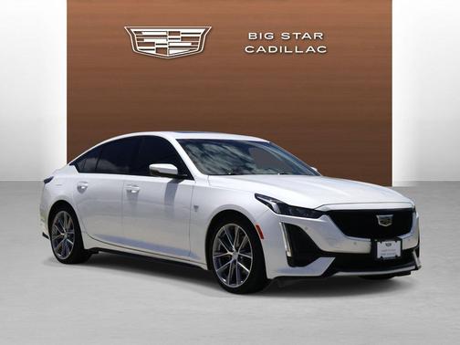 Crystal White Tricoat 2024 Cadillac CT5 Sport
