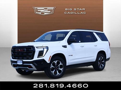 Summit White 2026 GMC Yukon 4WD AT4