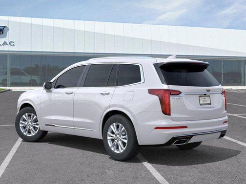 Crystal White Tricoat 2025 Cadillac XT6 Luxury FWD