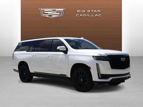 Crystal White Tricoat 2023 Cadillac Escalade ESV Sport Platinum