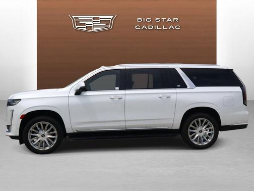 Crystal White Tricoat 2021 Cadillac Escalade ESV Premium Luxury