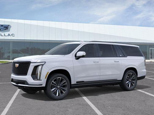 Vibrant White Tricoat 2027 Cadillac Escalade ESV Sport