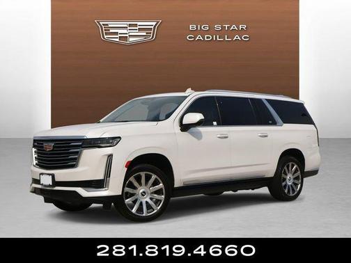 Crystal White Tricoat 2022 Cadillac Escalade ESV Premium Luxury Platinum