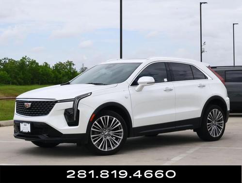 Crystal White Tricoat 2024 Cadillac XT4 Premium Luxury