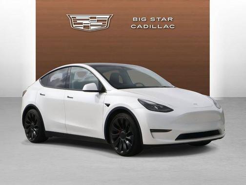 Pearl White Multi-Coat 2023 Tesla Model Y Performance Dual Motor All-Wheel Drive