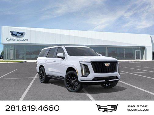 Vibrant White Tricoat 2026 Cadillac Escalade Sport Platinum