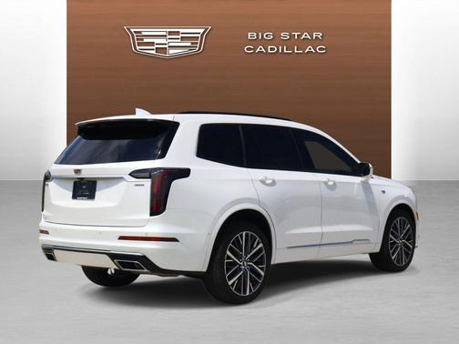 Crystal White Tricoat 2025 Cadillac XT6 Sport AWD