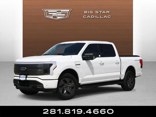 Oxford White 2023 Ford F-150 Lightning XLT