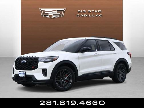 Star White Metallic Tri-Coat 2026 Ford Explorer ST