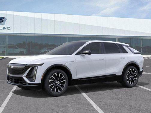 Vibrant White Tricoat 2026 Cadillac LYRIQ Sport