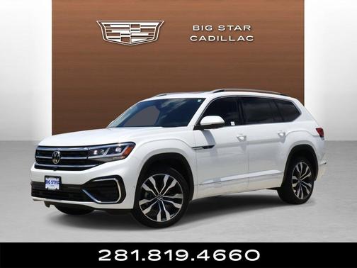 Deep Black Pearl 2022 Volkswagen Atlas 3.6L SEL Premium